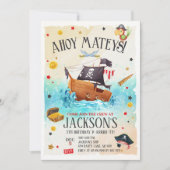 Einladung von Boy Pirate (Vorderseite)