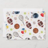 Einladung von Boy Sports Kindergeburtstag (Rückseite)