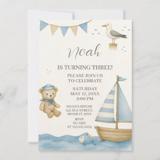 Einladung von Boys Nautical zum Geburtstag