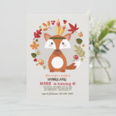 Einladung von Braunfuchs (Stehend Vorderseite)