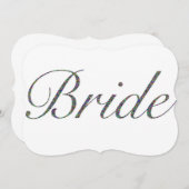 Einladung von Braut (Vorne/Hinten)