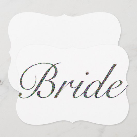 Einladung von Braut (Vorne/Hinten)