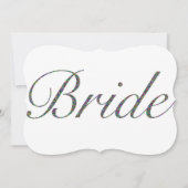 Einladung von Braut (Vorderseite)