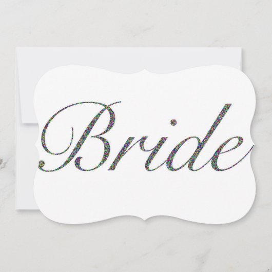 Einladung von Braut (Vorderseite)