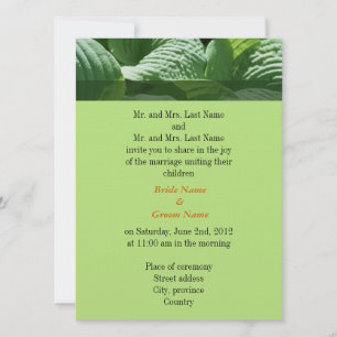 Einladung von Braut- und Bräutigam-Eltern zur Hoch