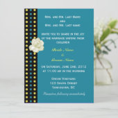 Einladung von Braut- und Bräutigam-Eltern zur Hoch (Stehend Vorderseite)