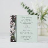 Einladung von Brauteltern zur Hochzeit (Stehend Vorderseite)