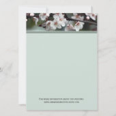 Einladung von Brauteltern zur Hochzeit (Rückseite)