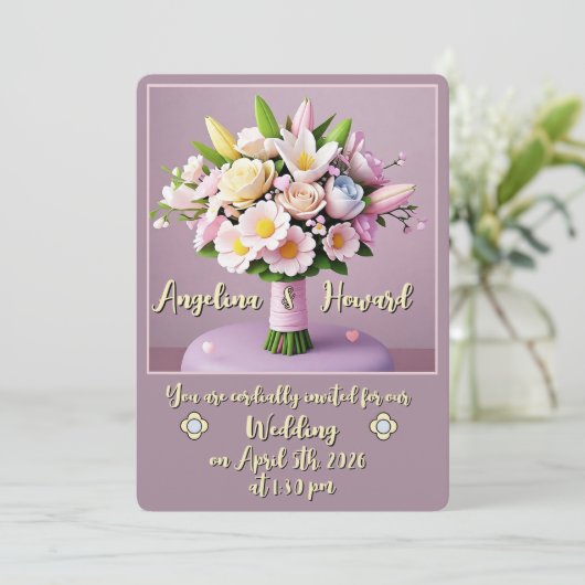 " EINLADUNG VON BREITERN " (Stehend Vorderseite)