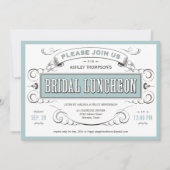 Einladung von Bridal Luncheon (Vorderseite)