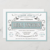 Einladung von Bridal Luncheon (Vorne/Hinten)