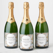 Einladung von Bridesmaid Bubbly Champagne Prosecco Schaumweinetikett (Flaschen)