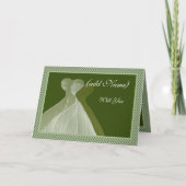 Einladung von Bridesmaid - Sage & Olive Green Gown (Vorderseite)