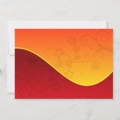 Einladung von Bright Red Deepa Diwali (Rückseite)