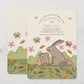 Einladung von Brown Bunnies (Vorne/Hinten)