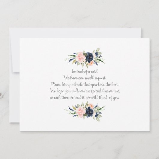 Einladung von Bruder oder Schwester zur Geschlecht (Rückseite)