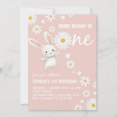 Einladung von Bunny Daisy Girl Birthday Party (Vorderseite)