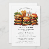 Einladung von Burgern (Vorne/Hinten)