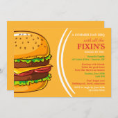 Einladung von Burgern (Vorne/Hinten)