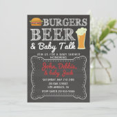 Einladung von Burgers, Bier & Baby Talk Baby Shoot (Stehend Vorderseite)