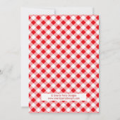 Einladung von Burgers, Bier & Baby Talk Baby Shoot (Rückseite)