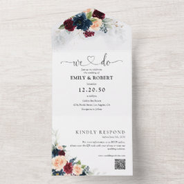 Einladung von Burgund und Marine