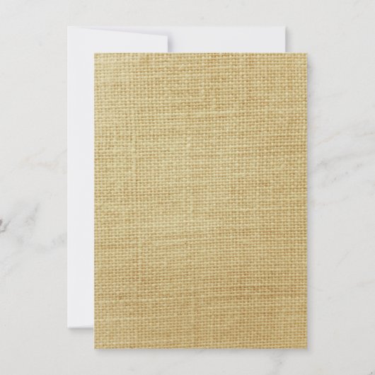 Einladung von Burlap Lila Damask Lace Bridal Dusch (Rückseite)