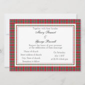 Einladung von Burrell Scottish Wedding (Vorderseite)