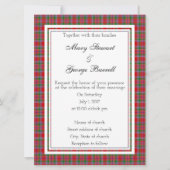 Einladung von Burrell Scottish Wedding (Vorderseite)