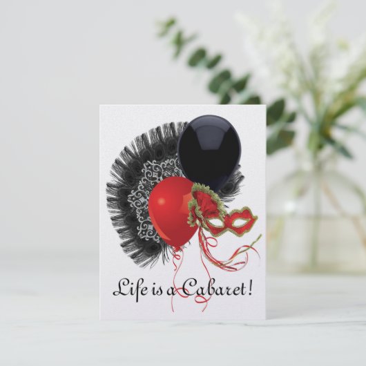 Einladung von Cabaret (Stehend Vorderseite)