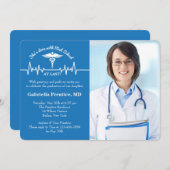 Einladung von Caduceus und Life Line Foto (Vorne/Hinten)