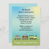 Einladung von Cake & Ice Cream Train - 4,5 x 6,25 (Vorne/Hinten)