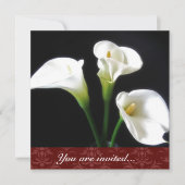 Einladung von Calla Lily (Vorderseite)