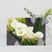 Einladung von calla lily (Stehend Vorderseite)