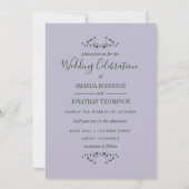 Einladung von Calla Lily Floral Wedding (Vorderseite)