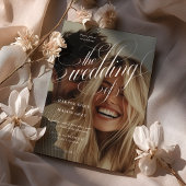 Einladung von Calligraphy Foto Hochzeit