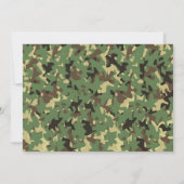 Einladung von Camouflag Geburtstag (Rückseite)