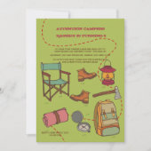 Einladung von Camping (Vorderseite)