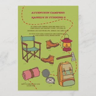 Einladung von Camping