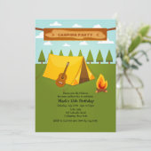 Einladung von Campingplätzen (Stehend Vorderseite)