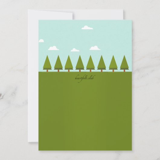 Einladung von Campingplätzen (Rückseite)