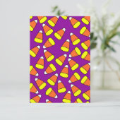 Einladung von Candy Corn (Stehend Vorderseite)