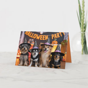 Einladung von Canine Halloween-Party