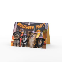 Einladung von Canine Halloween-Party