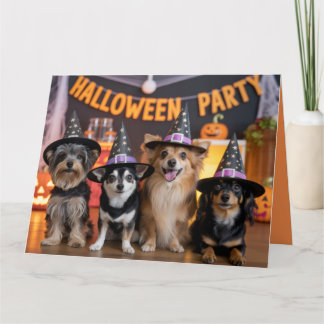 Einladung von Canine Halloween-Party