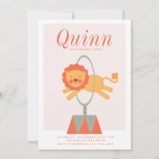 EINLADUNG VON CARNIVAL CIRCUS KINDERGEBURTSTAG