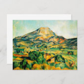 Einladung von Cezanne Mont Sainte-Victoire (Vorne/Hinten)