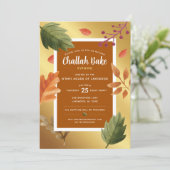 Einladung von Challah Bake (Stehend Vorderseite)