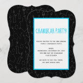 Einladung von Chanukah (Vorne/Hinten)