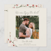 Einladung von Cherry Blossom Branches (Vorne/Hinten)